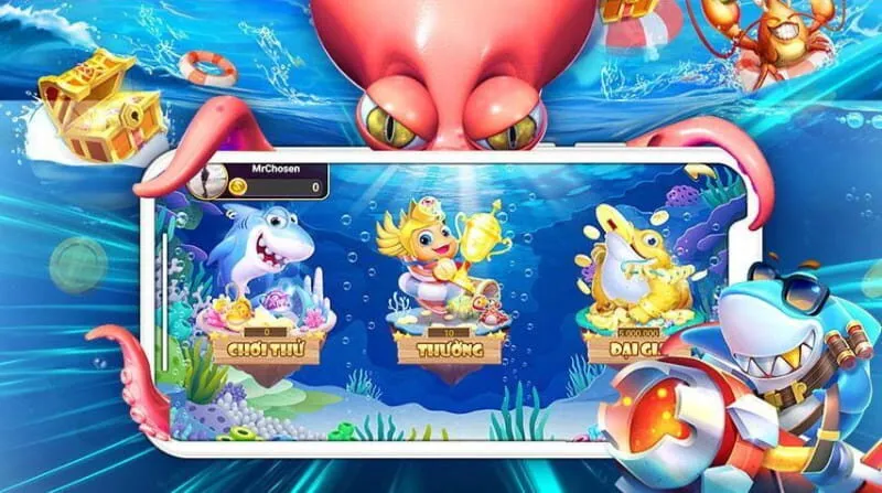 Rainbow Fish bắn cá là tụ điểm giải trí nổi bật của nhiều ngư thủ