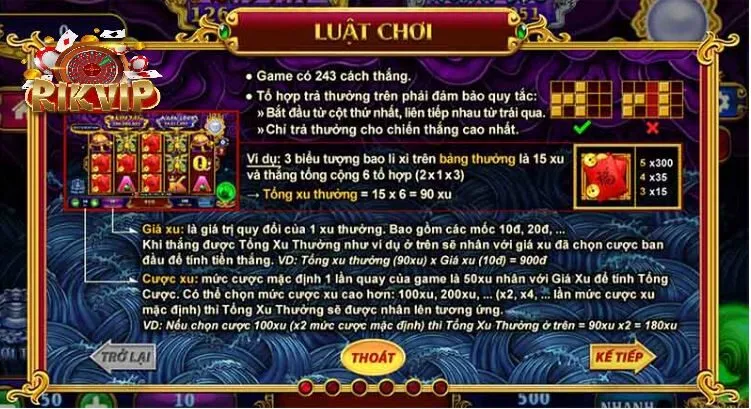 Luật chơi Nổ Hũ Kho Tàng Ngũ Long